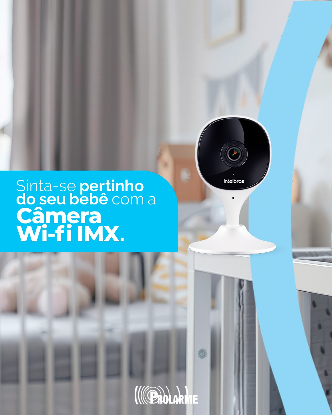 Imagem de Sinta-se pertinho do seu bebê com a câmera Wi-fi IMX.