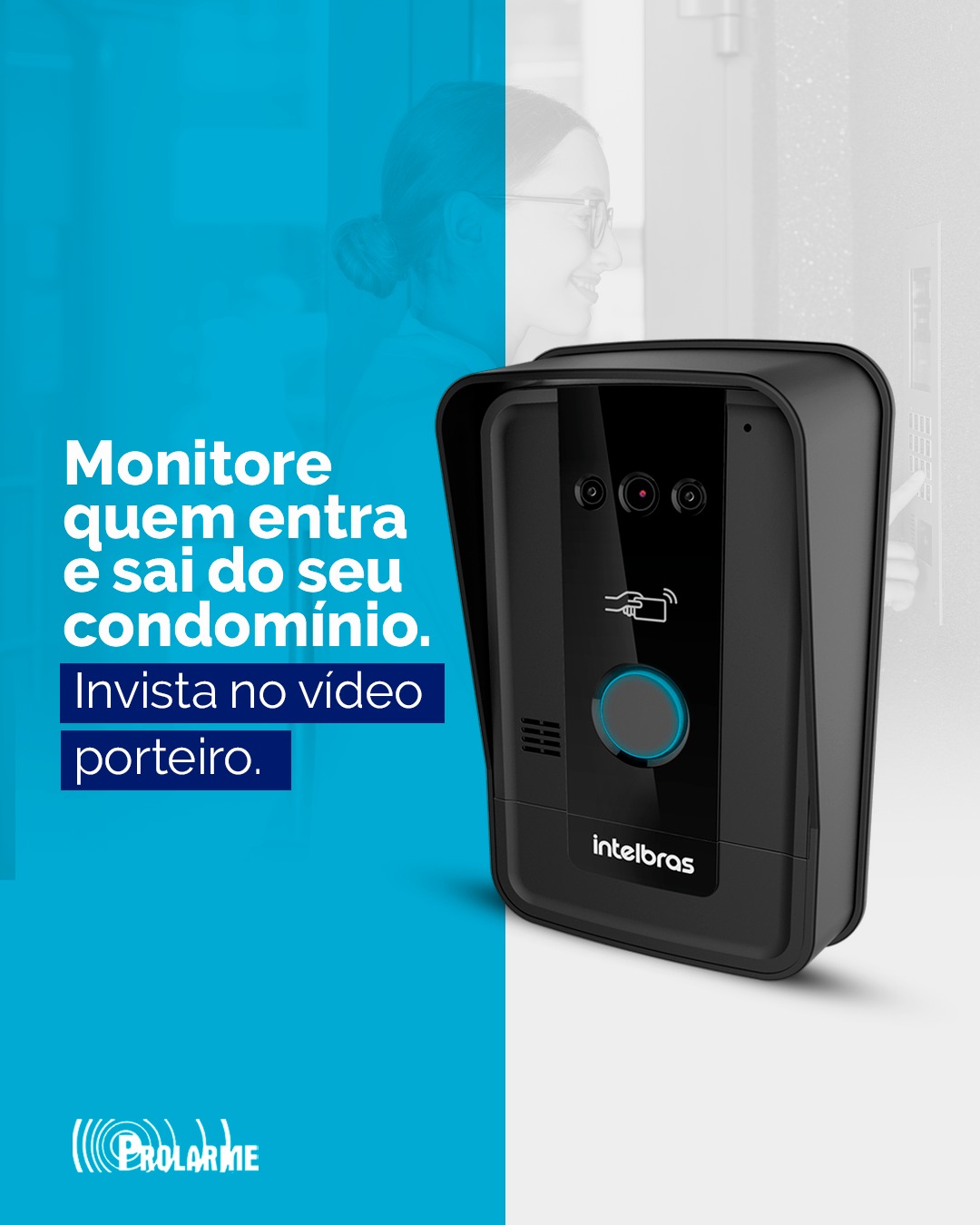 Imagem de Monitore quem entra e sai do seu condomínio com o vídeo porteiro