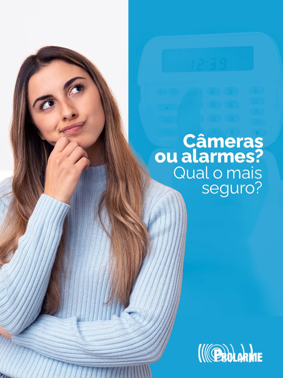 Imagem de Câmeras ou alarmes? Qual o mais seguro?