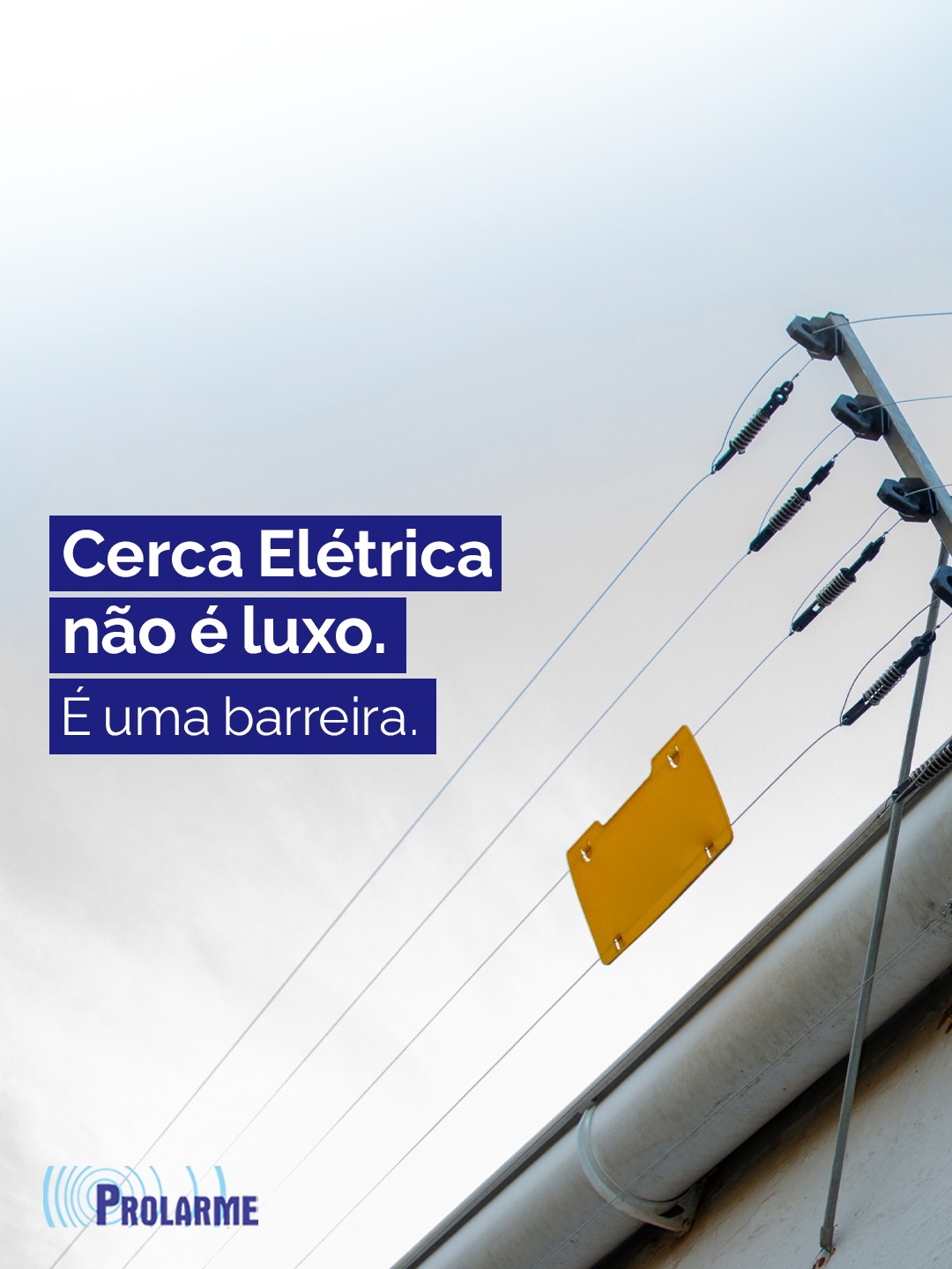 Imagem de Cerca elétrica não é luxo. É uma barreira.