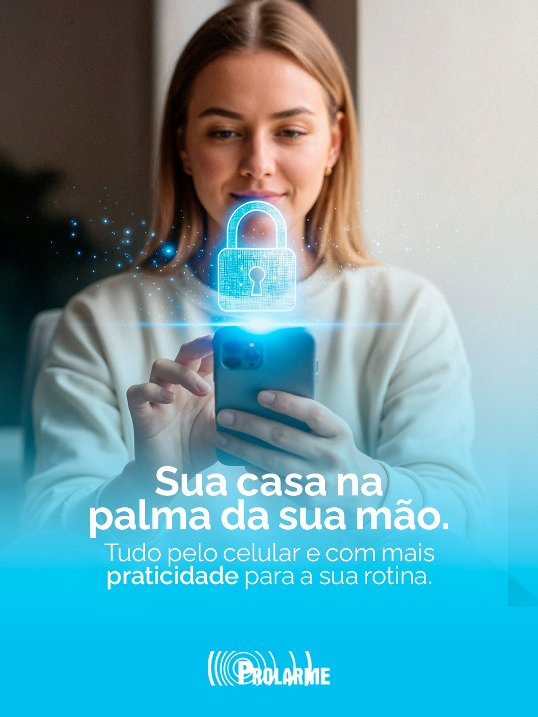 Imagem de Sua casa na palma da sua mão.