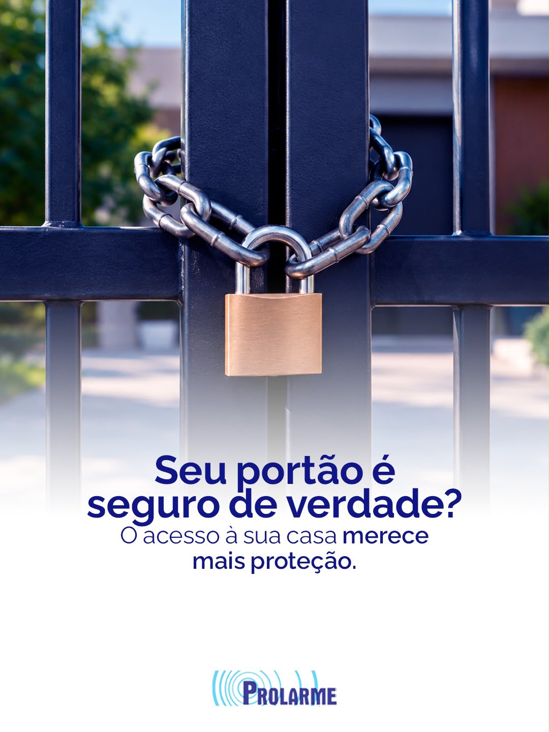 Imagem de Seu portão é seguro de verdade?
