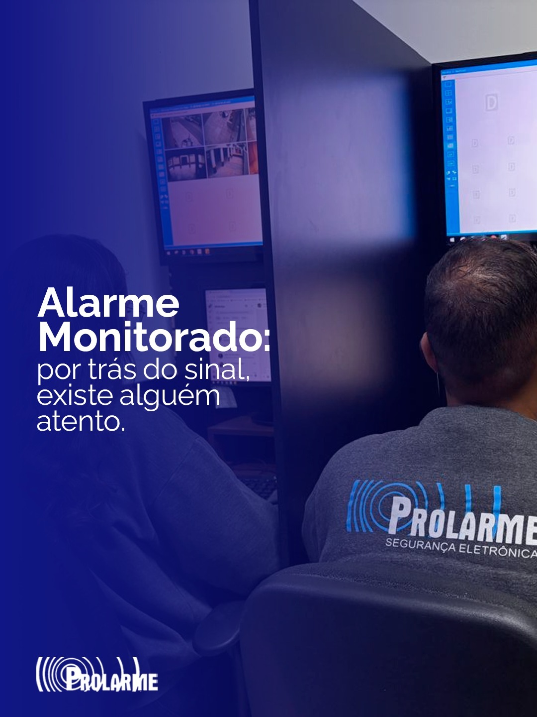 Imagem de Alarme Monitorado: por trás do sinal, existe alguém atento.